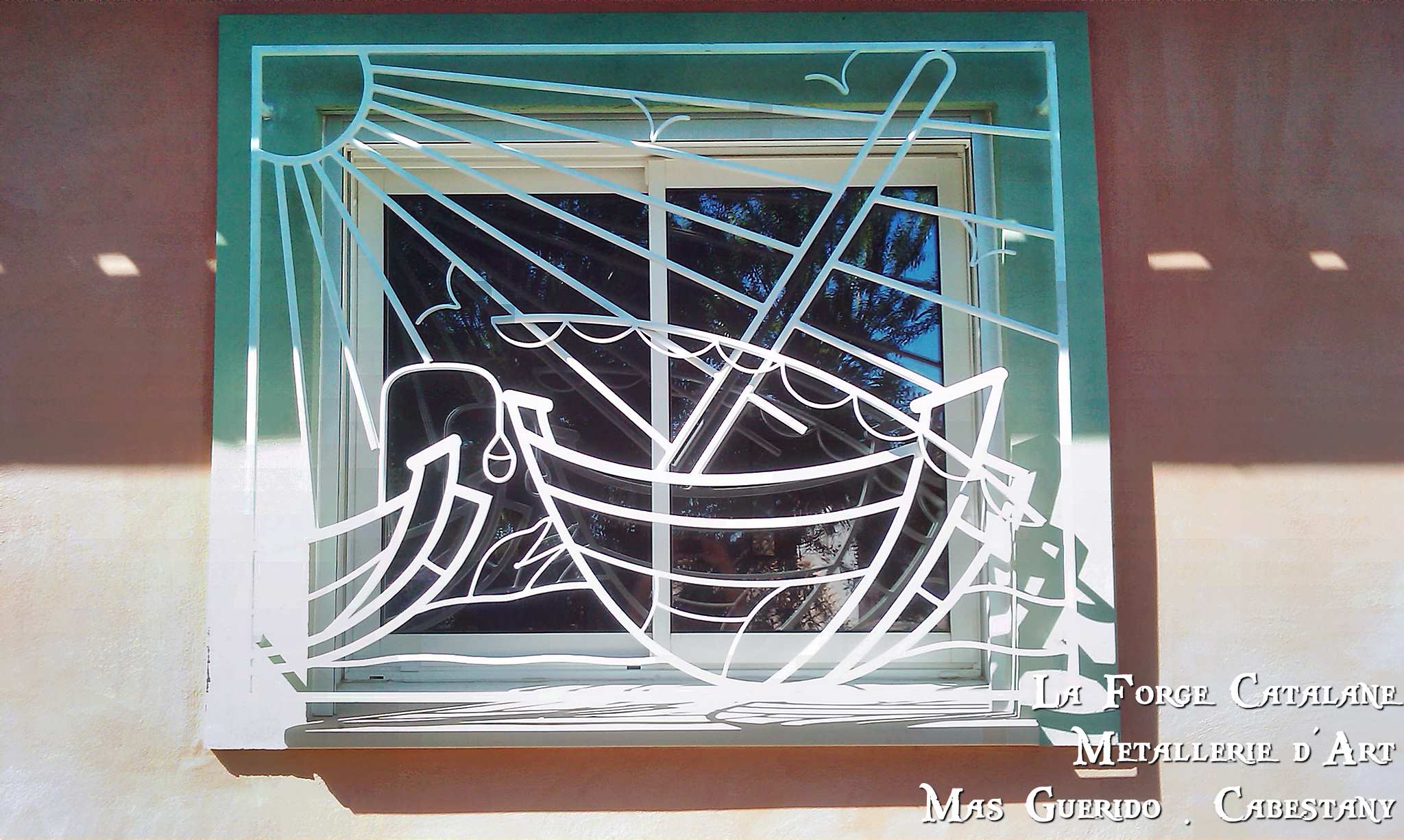 grille décorative bateau barque Collioure soleil fer Forge Catalane Cabestany.jpg